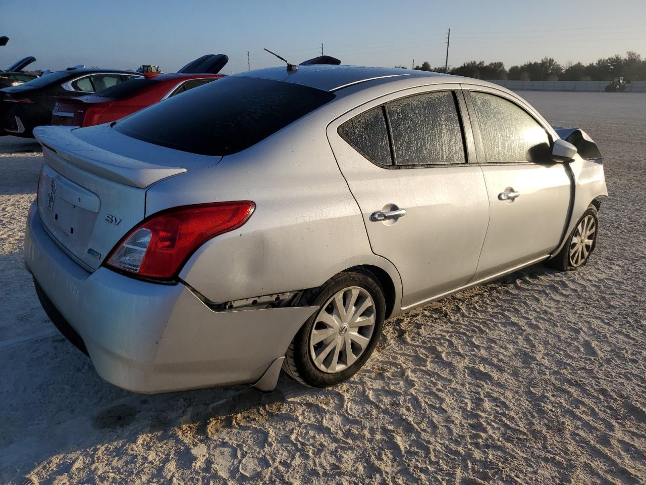 2015 Nissan Versa VIN 3N1CN7AP6FL945293 Copart auction photo, all over damage thumbnail 3
