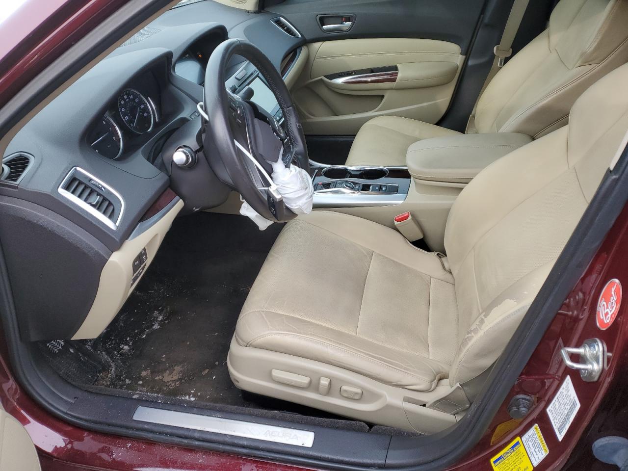2015 Acura TLX VIN 19UUB2F79FA008503 Copart auction photo, front end damage thumbnail 7