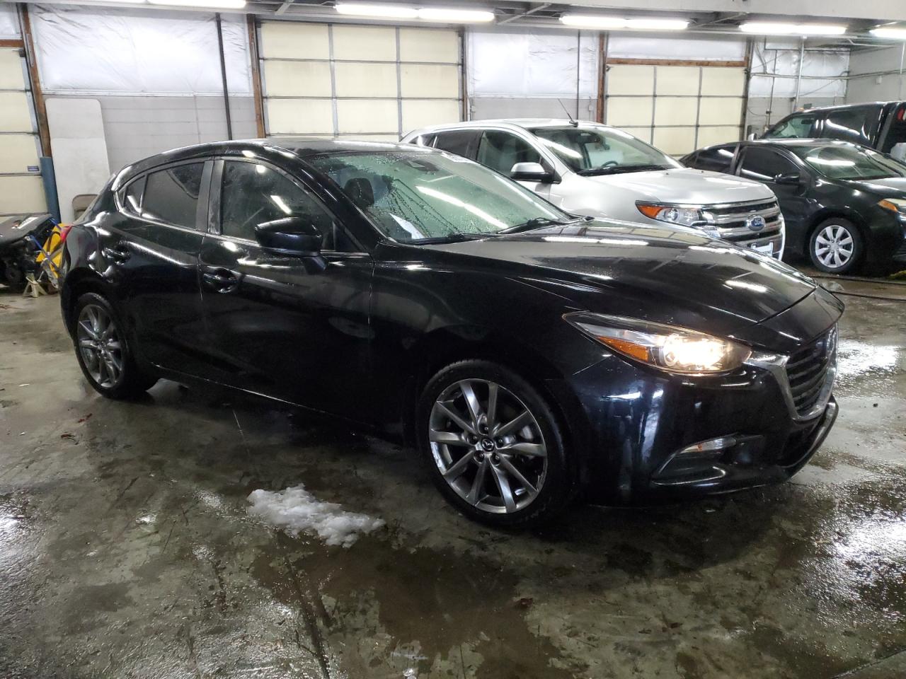 2018 Mazda 3 VIN 3MZBN1L33JM180589 Copart auction photo, front end damage thumbnail 4