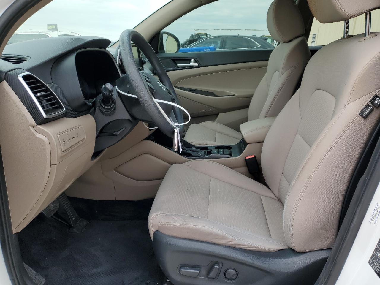 2021 Hyundai Tucson VIN KM8J33AL1MU339169 Copart auction photo, side damage thumbnail 7