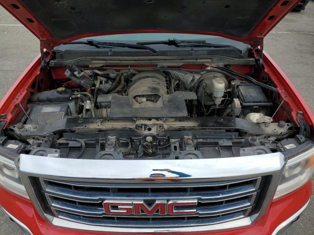 2014 GMC Sierra VIN 1GTV2UEC4EZ379999 Copart auction photo, front end / rear end damage thumbnail 11