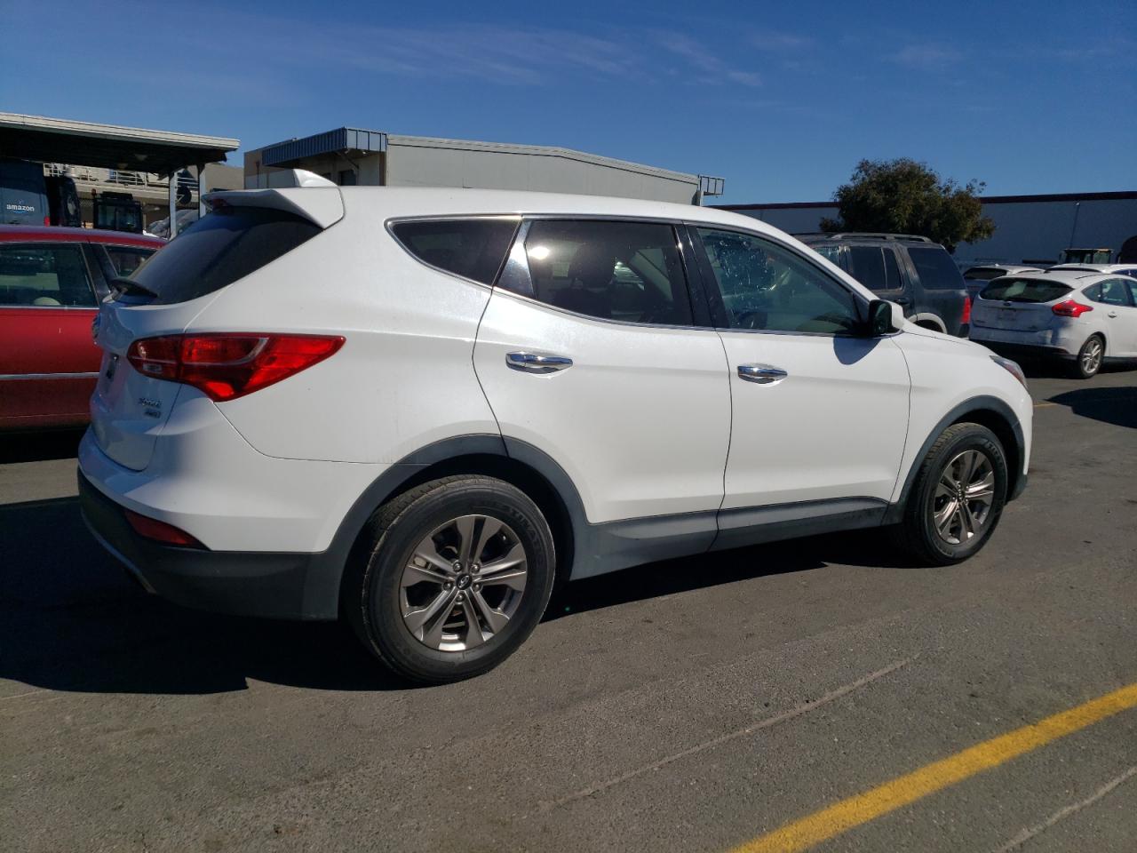 2016 Hyundai Santa Fe VIN 5XYZTDLB7GG361295 Copart auction photo, vandalism damage thumbnail 3