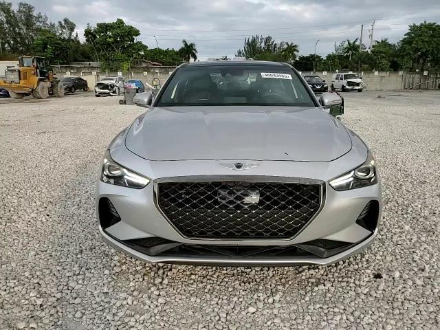 2019 Genesis G70 VIN KMTG44LAXKU026617 Copart auction photo, rear end / side damage thumbnail 14