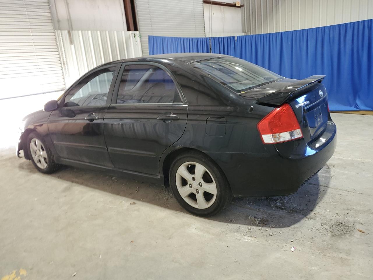2009 KIA Spectra VIN KNAFE221595027222 Copart auction photo, front end damage thumbnail 2