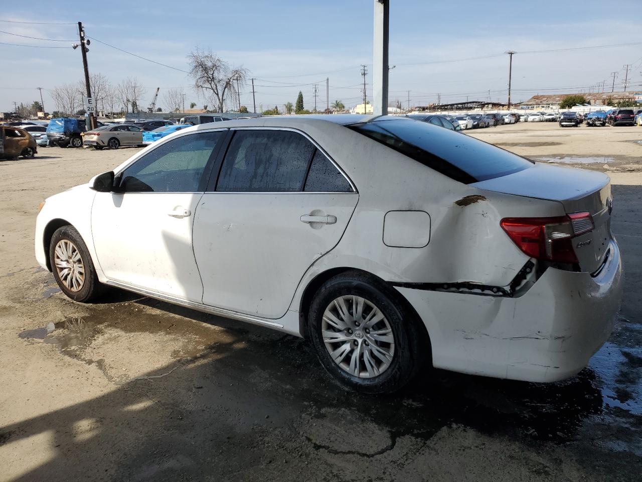 2013 Toyota Camry VIN 4T4BF1FK3DR276243 Copart auction photo, rear end damage thumbnail 2