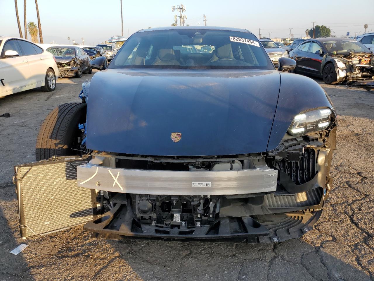 2024 Porsche Taycan VIN WP0AA2Y10RSA10283 Copart auction photo, front end damage thumbnail 5