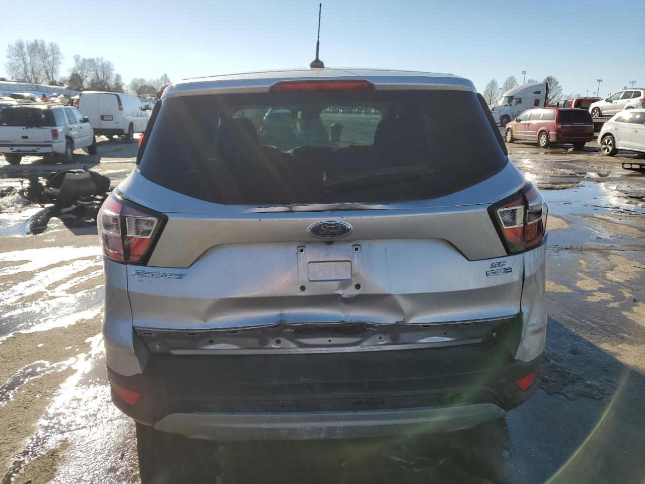 2017 Ford Escape VIN 1FMCU9GD1HUC68067 Copart auction photo, rear end / side damage thumbnail 6