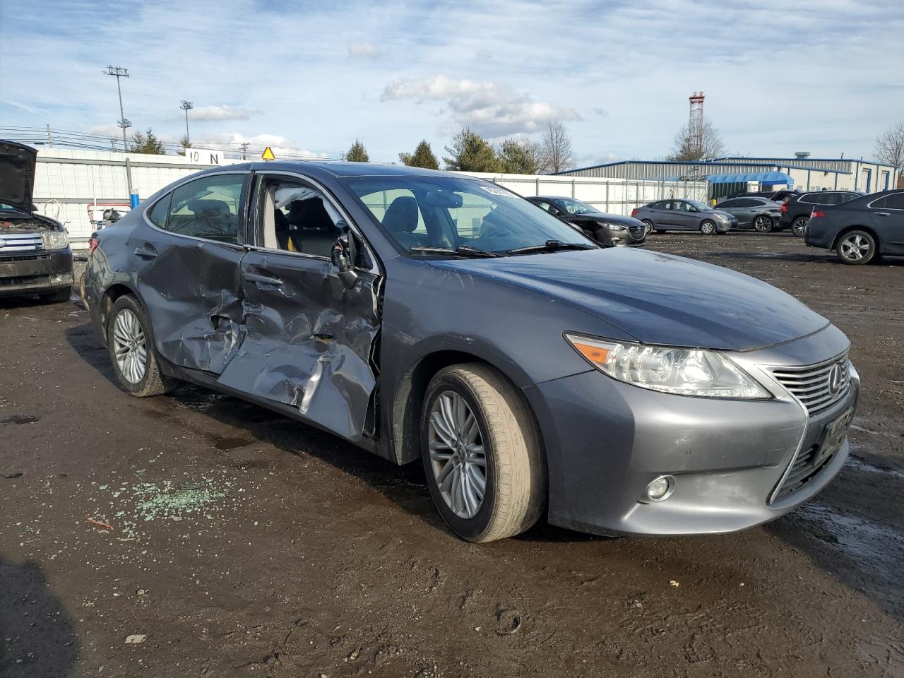 2014 Lexus ES VIN JTHBK1GG3E2122860 Copart auction photo, side / minor dent/scratches damage thumbnail 4