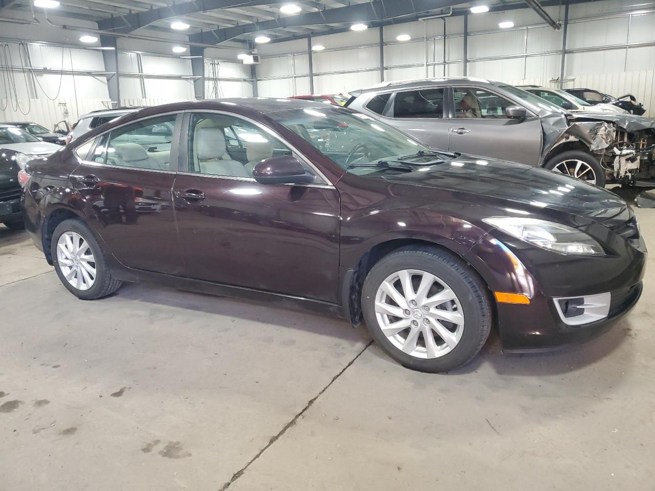 2011 Mazda 6 VIN 1YVHZ8CH7B5M30049 Copart auction photo, front end / hail damage thumbnail 4