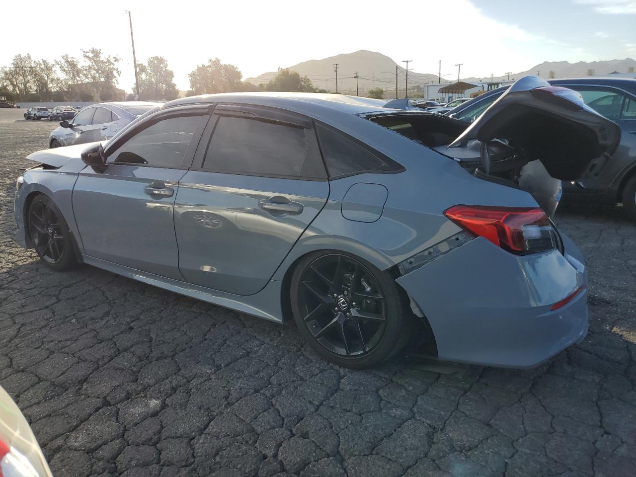 2024 Honda Civic VIN 2HGFE2F53RH553780 Copart auction photo, front end / rear end damage thumbnail 2