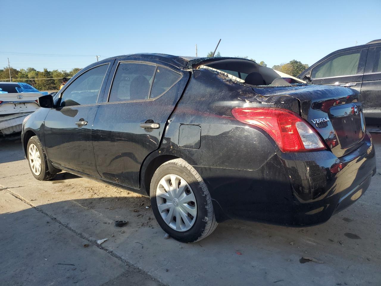 2016 Nissan Versa VIN 3N1CN7APXGL905302 Copart auction photo, top/roof damage thumbnail 2