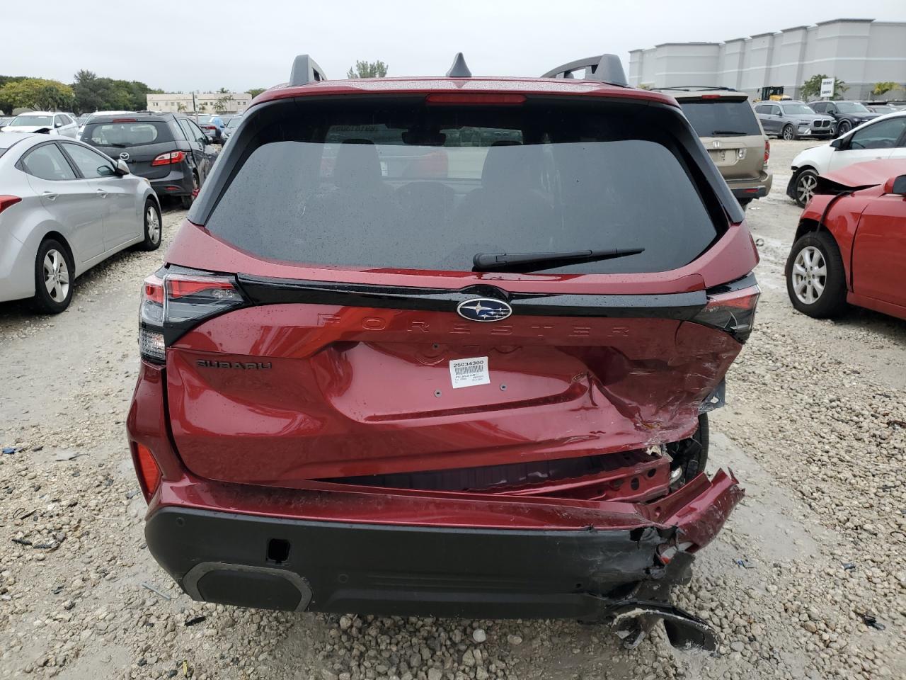 2025 Subaru Forester VIN JF2SLDRC5SH489571 Copart auction photo, rear end damage thumbnail 6