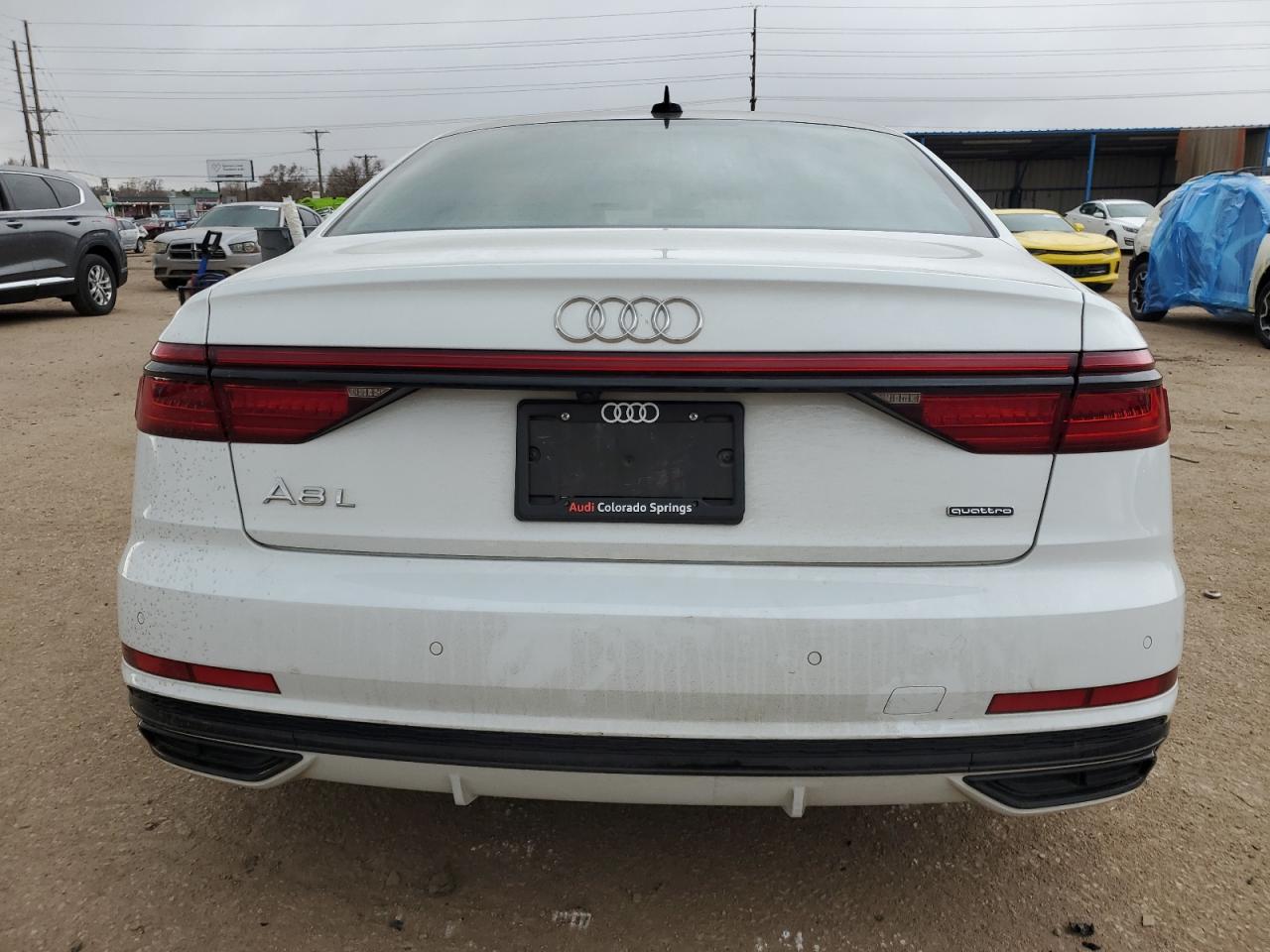 2020 Audi A8 VIN WAU8EAF83LN005169 Copart auction photo, burn damage thumbnail 6