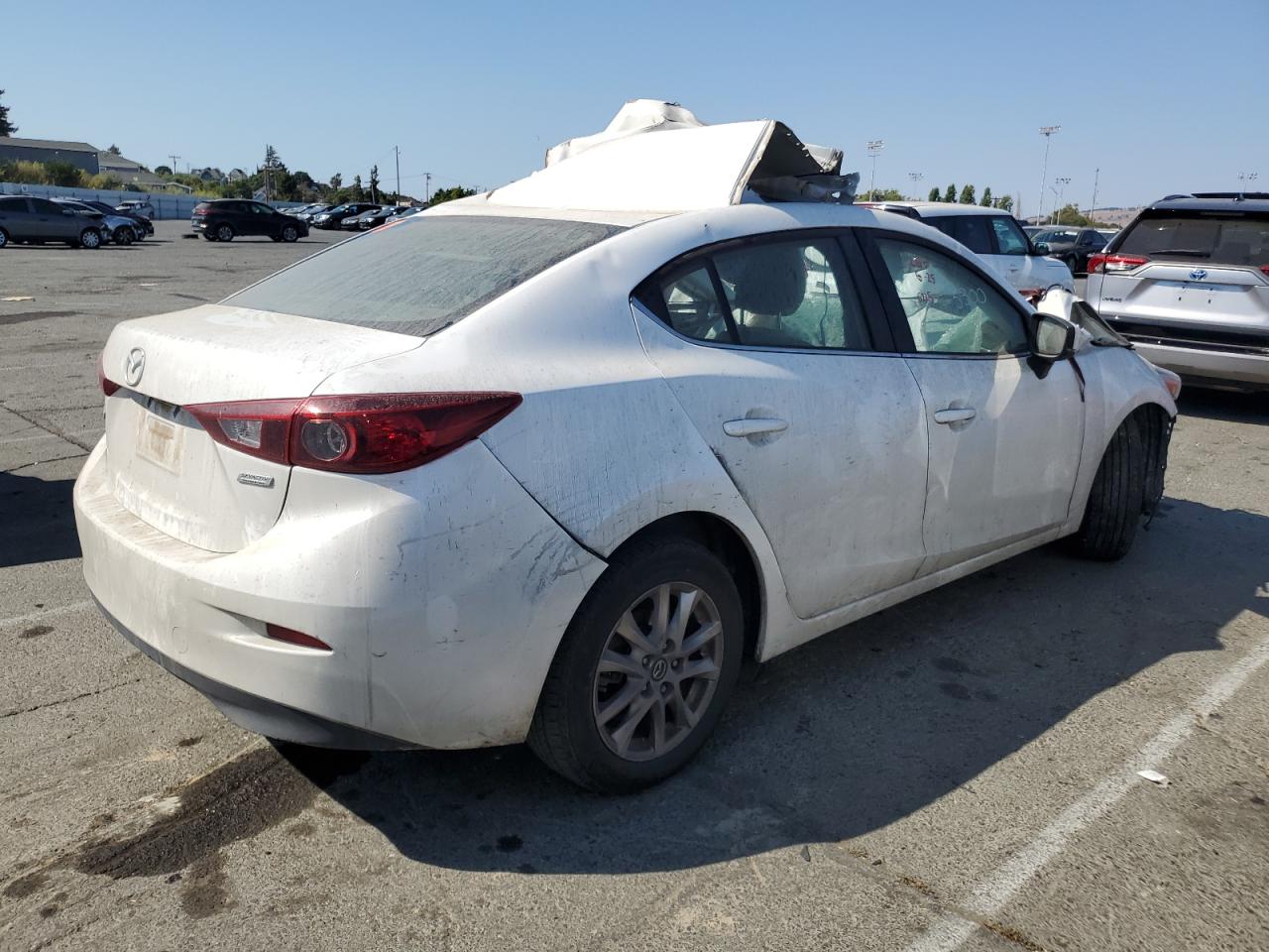 2017 Mazda 3 VIN 3MZBN1U75HM106215 Copart auction photo, all over / minor dent/scratches damage thumbnail 3