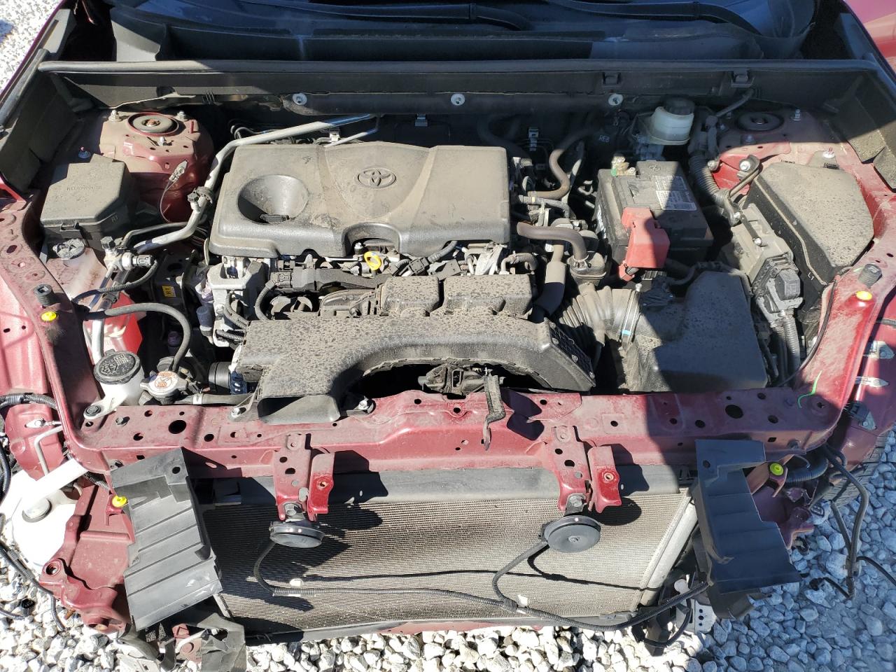 2019 Toyota RAV 4 VIN JTMC1RFV7KD510701 Copart auction photo, front end damage thumbnail 12
