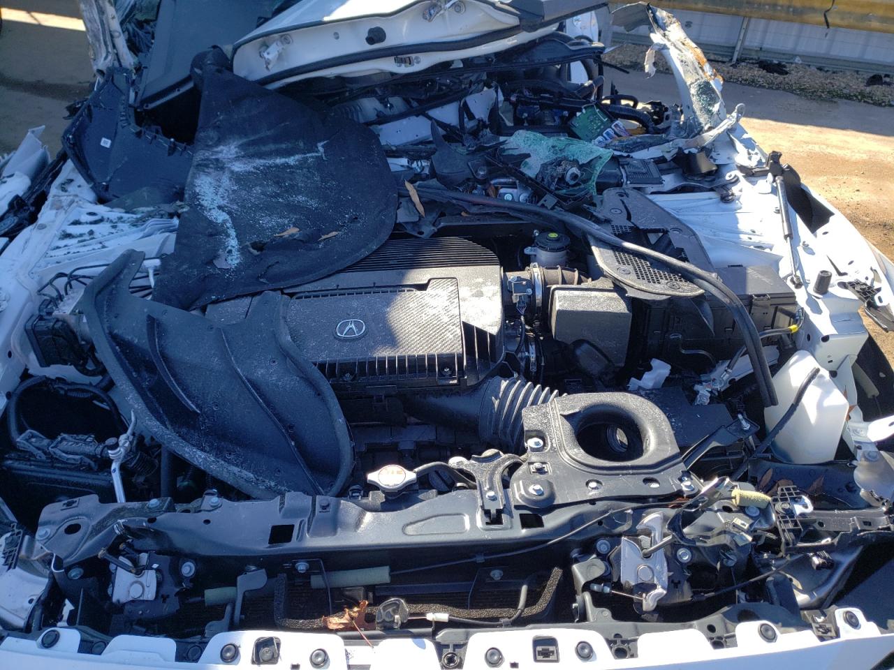 2022 Acura MDX VIN 5J8YD9H36NL001140 Copart auction photo, all over damage thumbnail 7