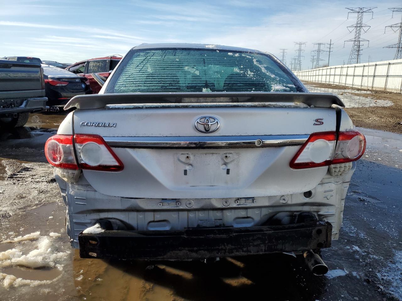 2011 Toyota Corolla VIN 2T1BU4EE4BC569337 Copart auction photo, all over damage thumbnail 6