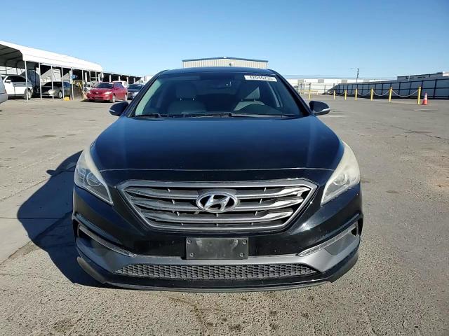 2017 Hyundai Sonata VIN 5NPE34AF5HH581579 Copart auction photo, rear end / undercarriage damage thumbnail 11