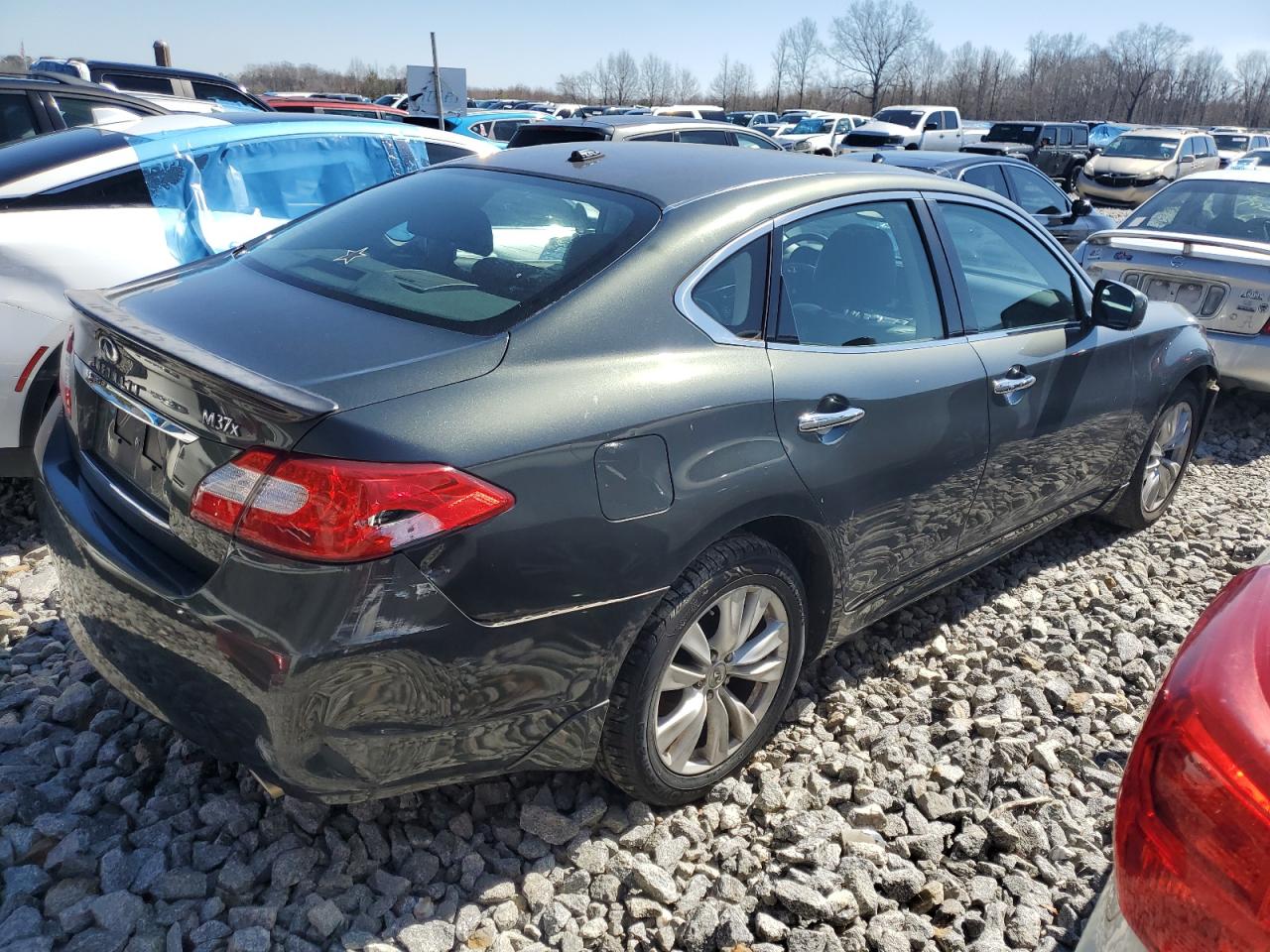 2011 Infiniti M VIN JN1BY1AR7BM370204 Copart auction photo, all over damage thumbnail 3