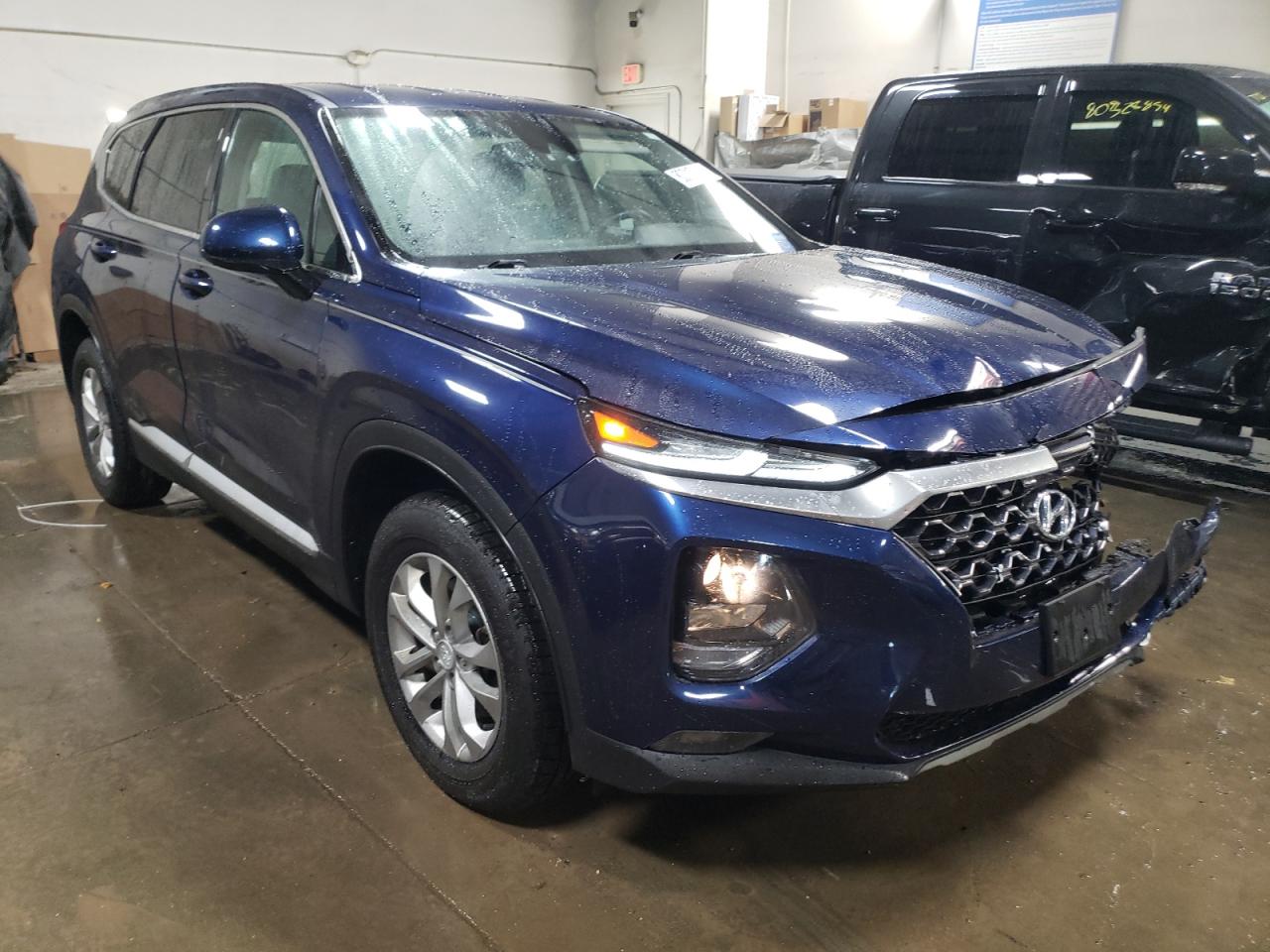 2020 Hyundai Santa Fe VIN 5NMS3CADXLH236145 Copart auction photo, front end damage thumbnail 4