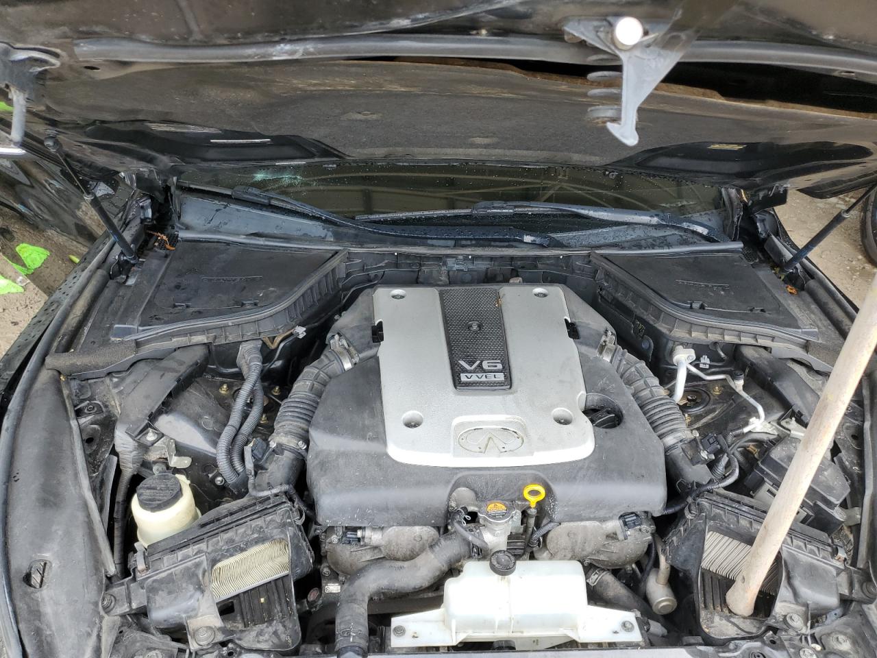 2014 Infiniti Q50 VIN JN1BV7AP9EM690428 Copart auction photo, side damage thumbnail 11