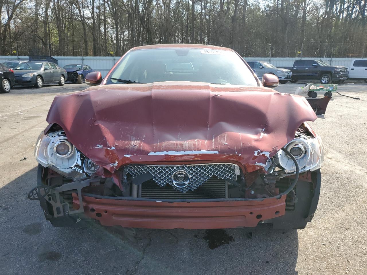 2010 Jaguar XF VIN SAJWA0GB9ALR77234 Copart auction photo, front end damage thumbnail 5
