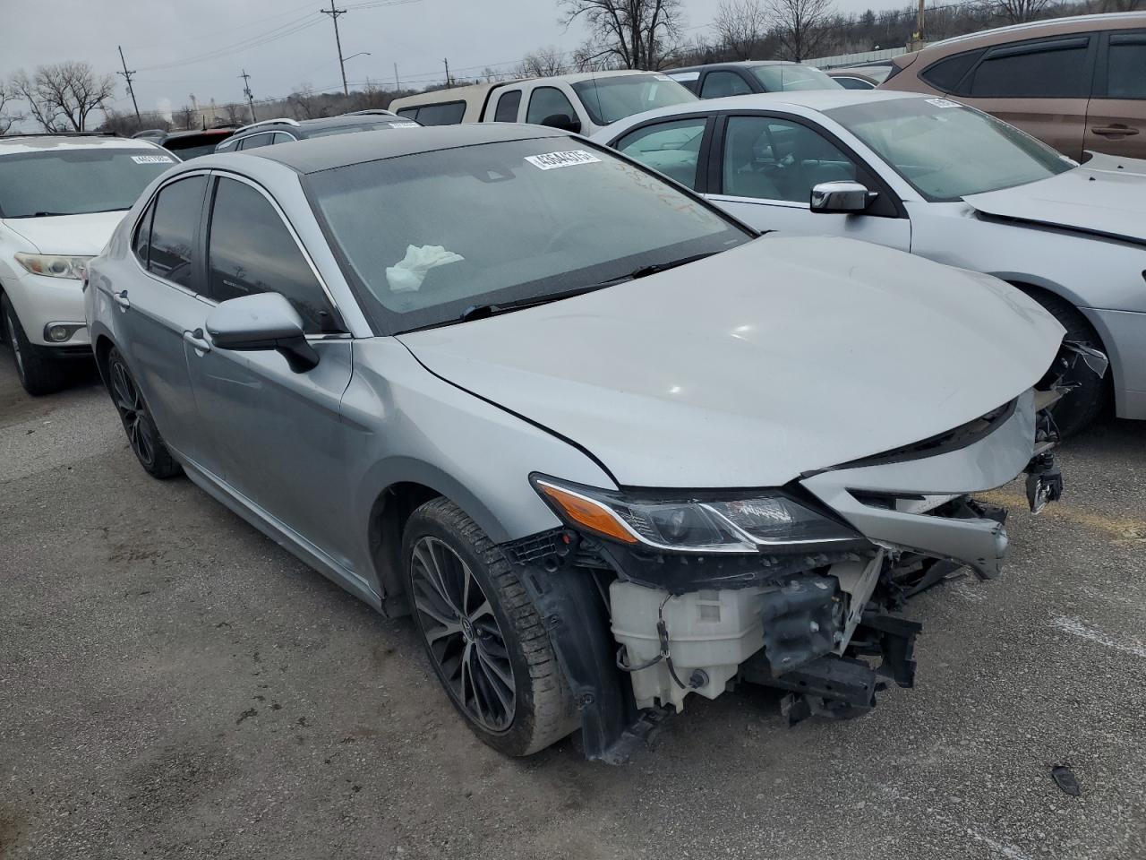 2018 Toyota Camry VIN JTNB11HK7J3017584 Copart auction photo, front end / mechanical damage thumbnail 4