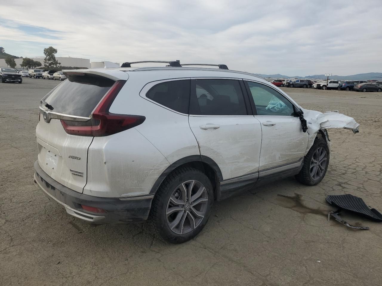 2021 Honda CR-V VIN 7FART6H93ME030318 Copart auction photo, front end damage thumbnail 3