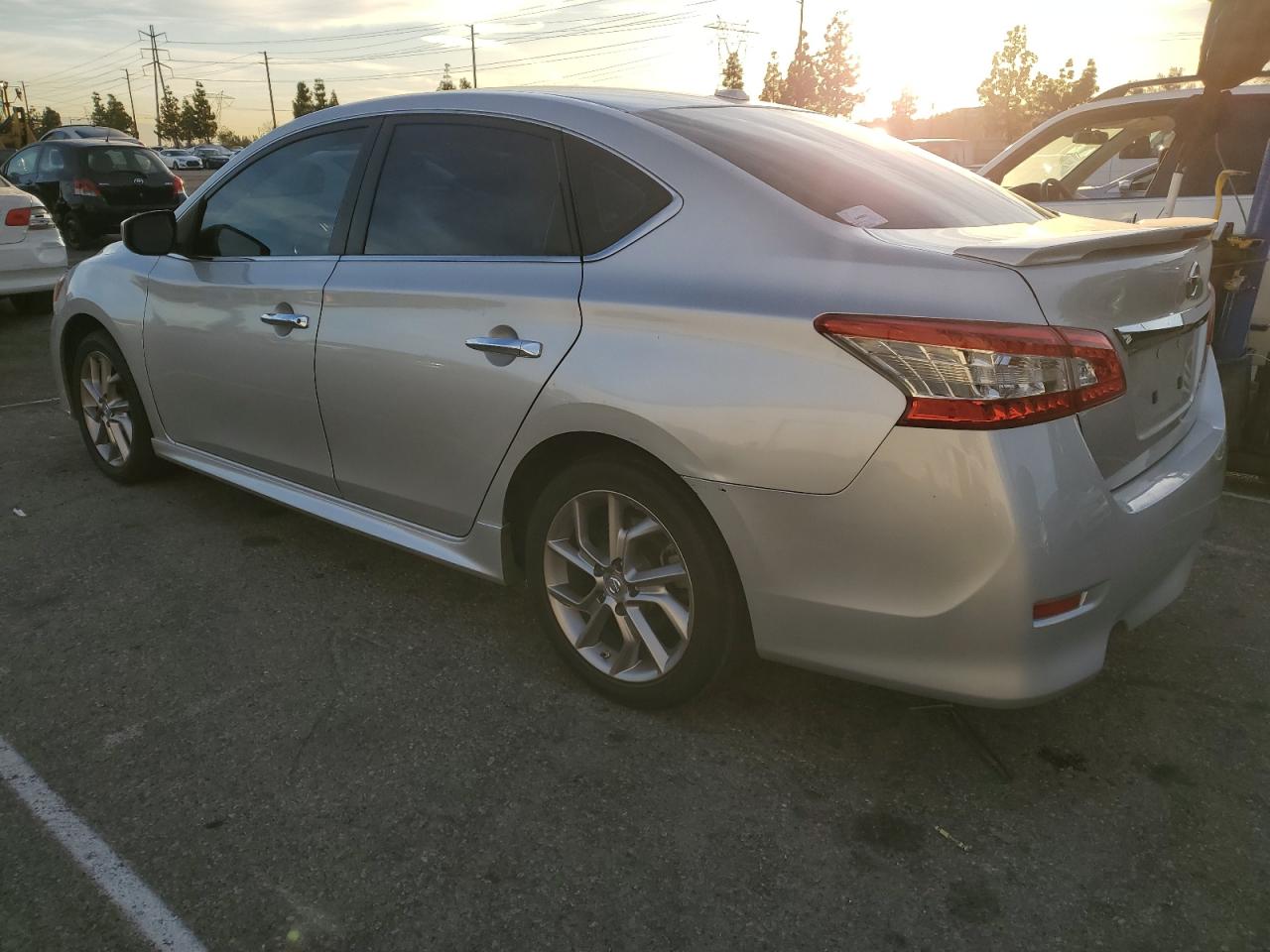 2014 Nissan Sentra VIN 3N1AB7AP8EY329094 Copart auction photo, side damage thumbnail 2