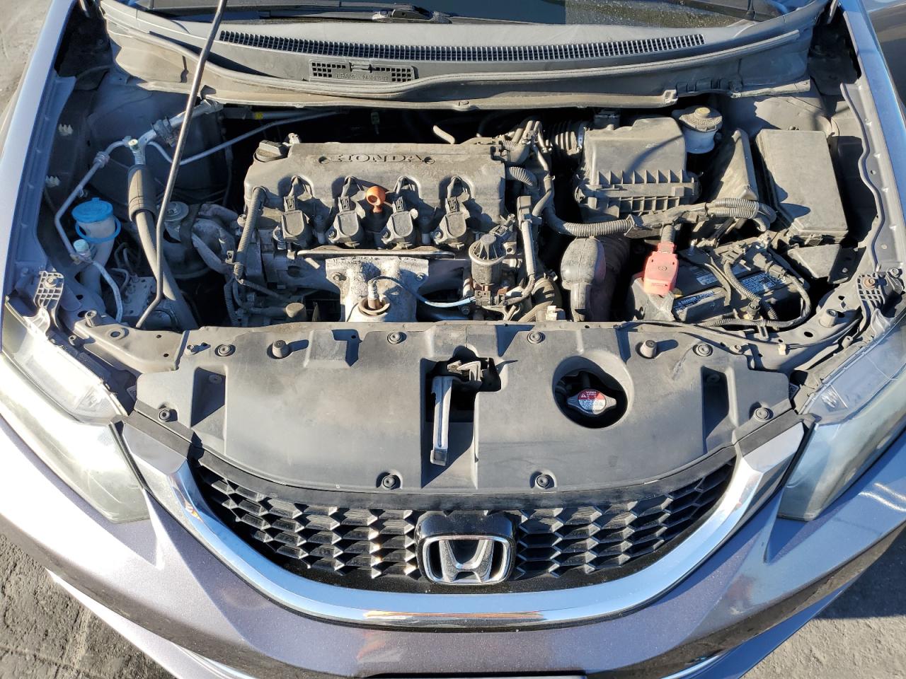 2015 Honda Civic VIN 2HGFB2F91FH522969 Copart auction photo, side damage thumbnail 12