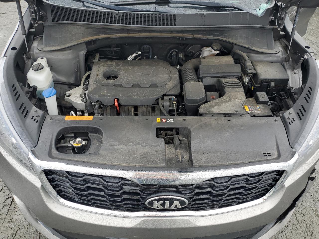 2019 KIA Sorento VIN 5XYPGDA38KG556922 Copart auction photo, front end damage thumbnail 14