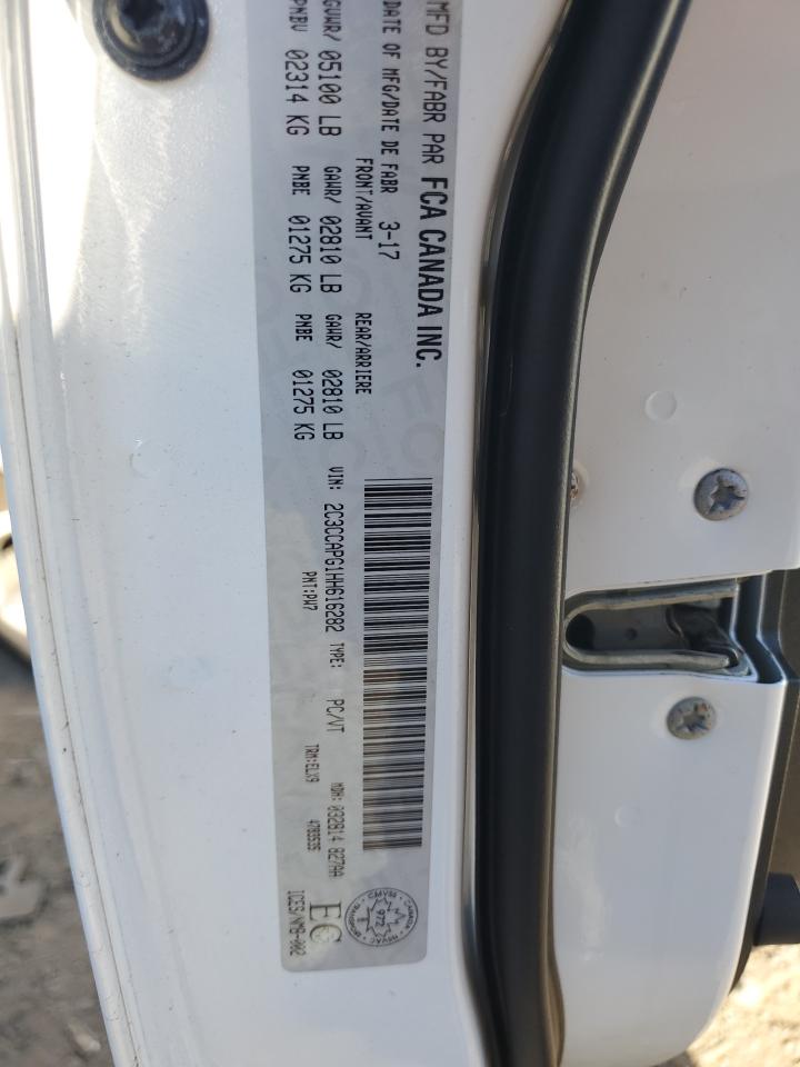 2017 Chrysler 300 VIN 2C3CCAPG1HH616282 Copart auction photo, front end / undercarriage damage thumbnail 12