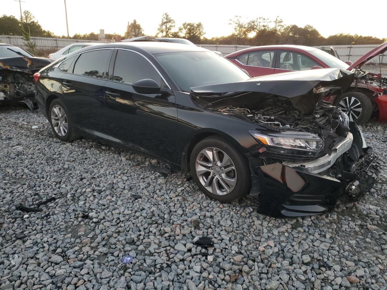 2020 Honda Accord VIN 1HGCV1F19LA002060 Copart auction photo, front end damage thumbnail 4