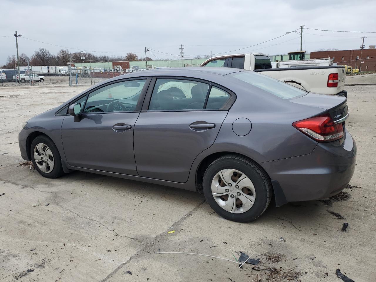 2015 Honda Civic VIN 19XFB2F5XFE030299 Copart auction photo, mechanical damage thumbnail 2