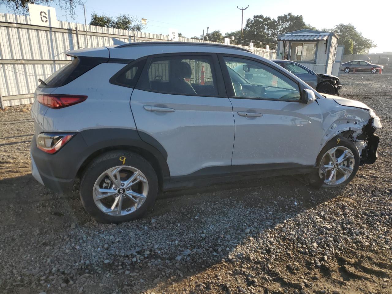 2023 Hyundai Kona VIN KM8K6CAB5PU977013 Copart auction photo, front end damage thumbnail 3