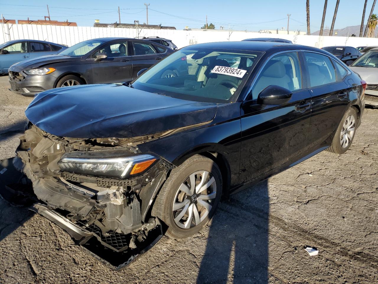 2022 Honda Civic VIN 2HGFE2F23NH518009