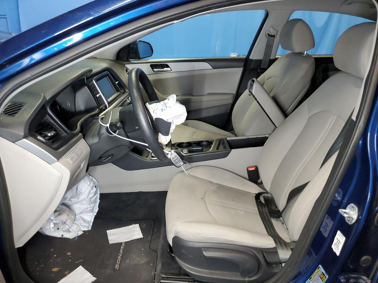 2019 Hyundai Sonata VIN 5NPE24AF7KH735350 Copart auction photo, front end damage thumbnail 7