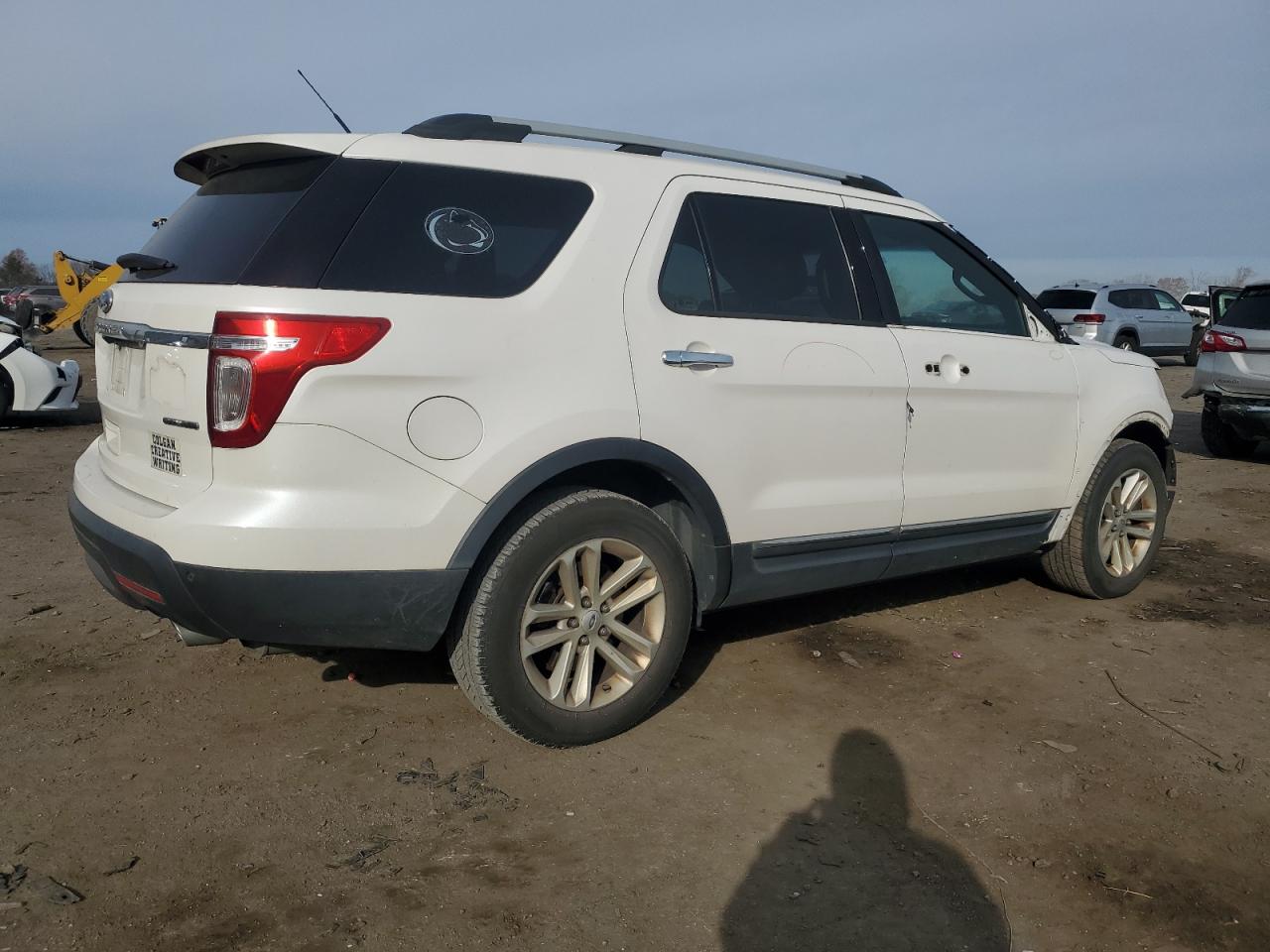 2013 Ford Explorer VIN 1FM5K7D86DGA54792 Copart auction photo, front end / side damage thumbnail 3