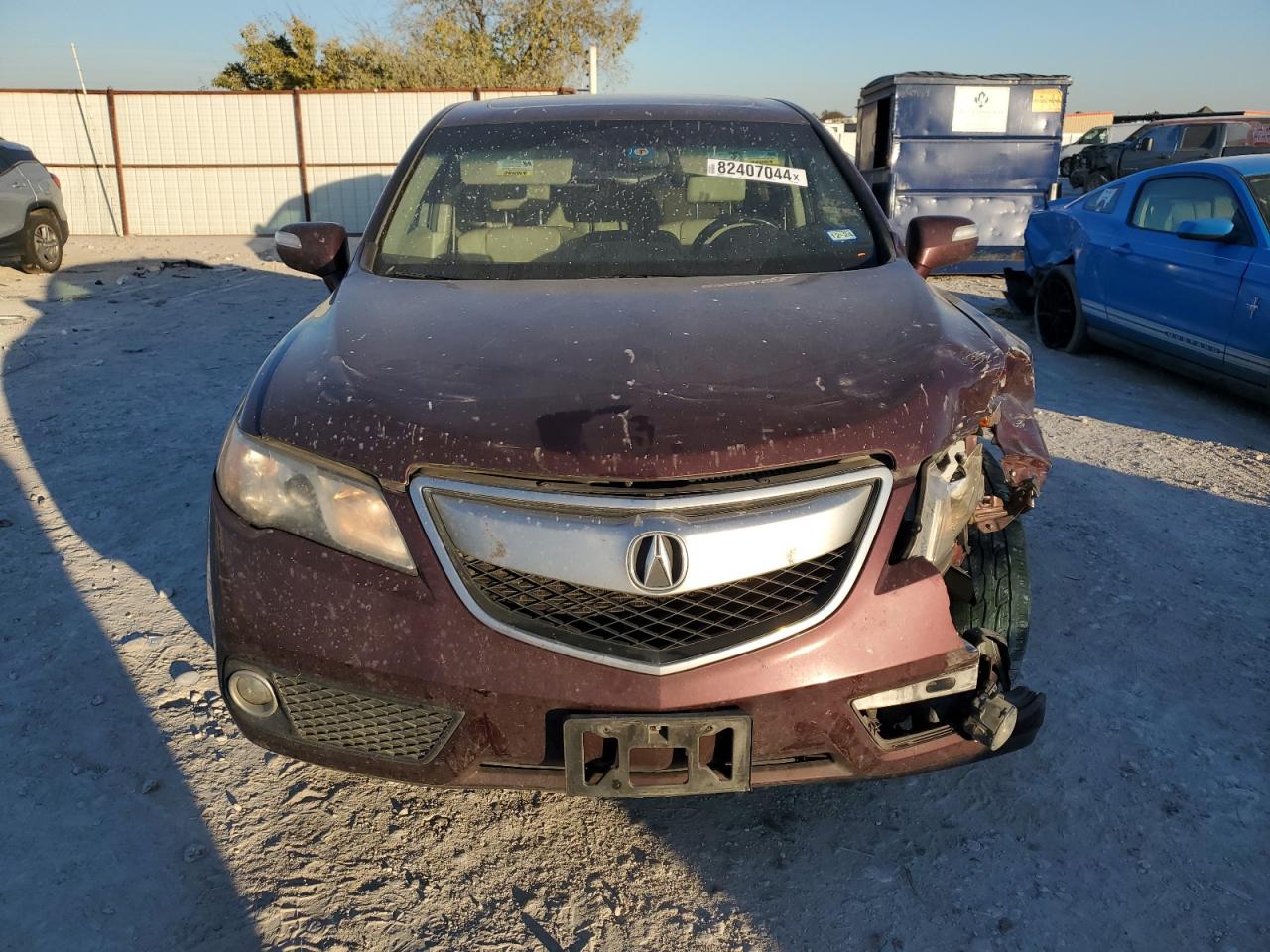 2015 Acura RDX VIN 5J8TB4H54FL015396 Copart auction photo, front end damage thumbnail 5