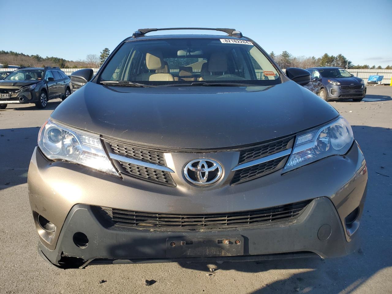 2013 Toyota RAV 4 VIN JTMBFREV1D5014885 Copart auction photo, rear end / front end damage thumbnail 5