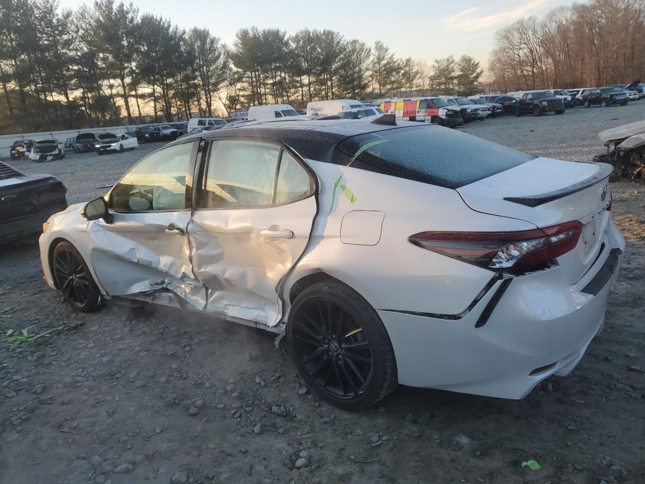 2021 Toyota Camry VIN 4T1K61AK9MU490543 Copart auction photo, side / rear end damage thumbnail 2