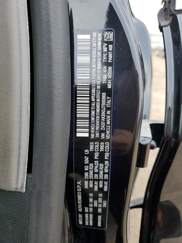 2018 Alfa Romeo Stelvio VIN ZASFAKBN3J7B90968 Copart auction photo, side / minor dent/scratches damage thumbnail 13
