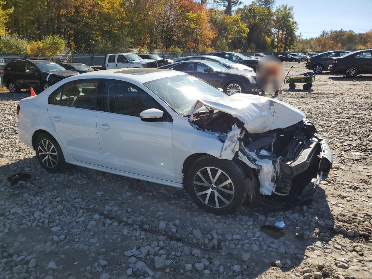 2017 Volkswagen Jetta VIN 3VWB67AJXHM384866 Copart auction photo, front end damage thumbnail 4