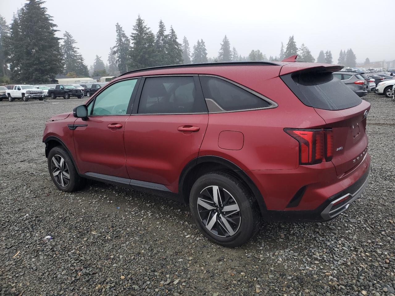 2021 KIA Sorento VIN 5XYRHDLF8MG046781 Copart auction photo, front end damage thumbnail 2