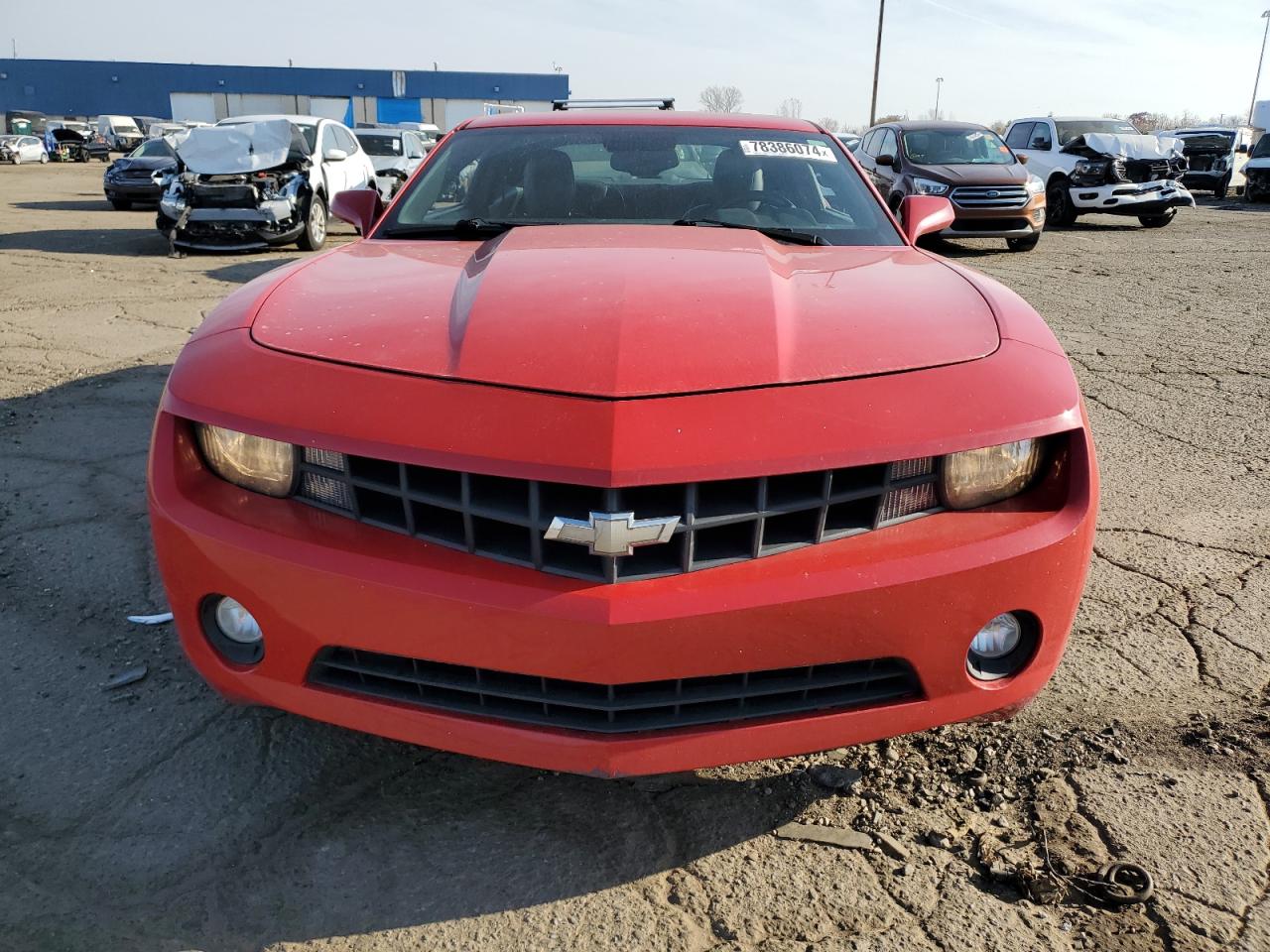 2010 Chevrolet Camaro VIN 2G1FC1EV6A9206015 Copart auction photo, side damage thumbnail 5
