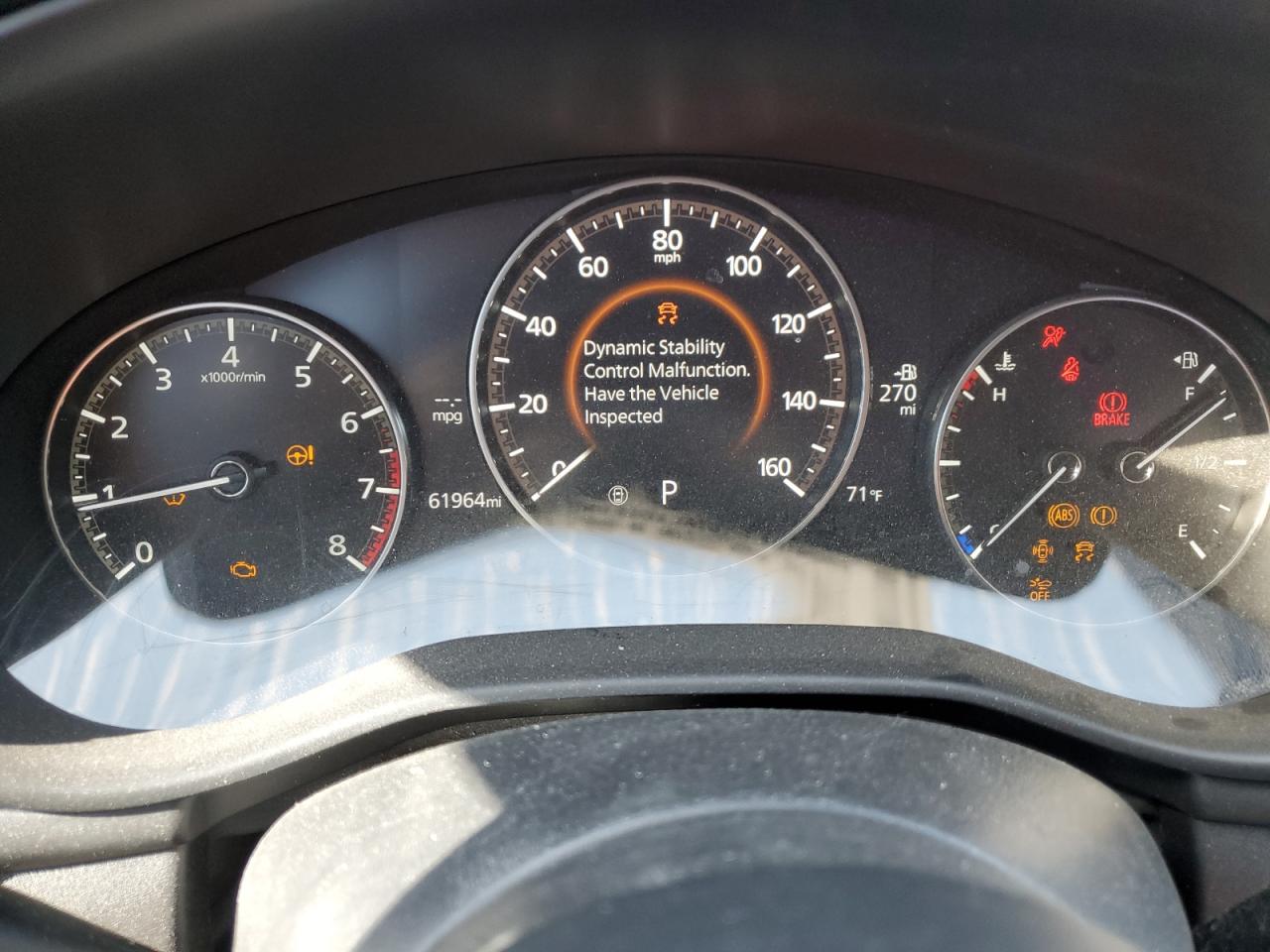 2019 Mazda 3 VIN JM1BPACM2K1101336 Copart auction photo, front end damage thumbnail 9