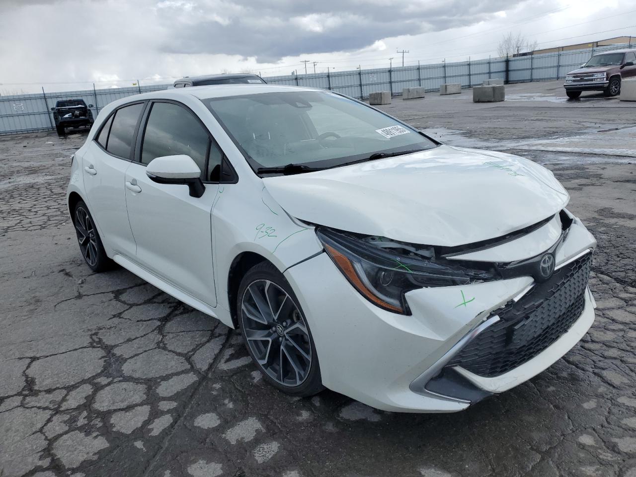 2019 Toyota Corolla VIN JTNK4RBE5K3035348 Copart auction photo, mechanical / front end damage thumbnail 4