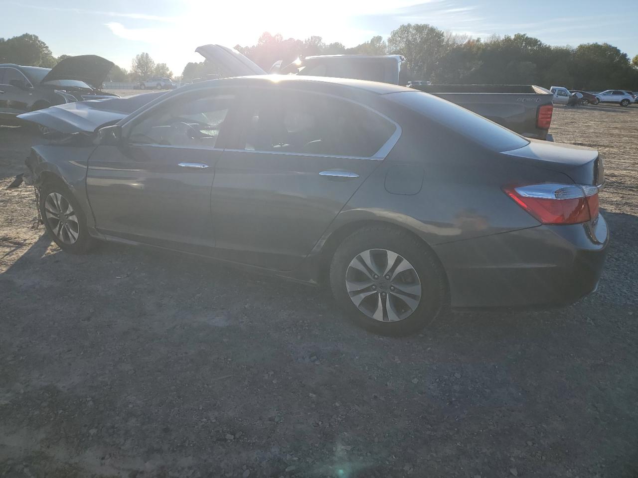 2014 Honda Accord VIN 1HGCR2F33EA104386 Copart auction photo, front end / minor dent/scratches damage thumbnail 2