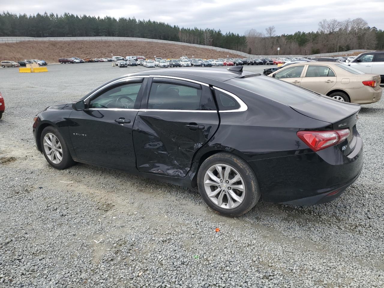 2021 Chevrolet Malibu VIN 1G1ZD5ST7MF038420 Copart auction photo, side damage thumbnail 2