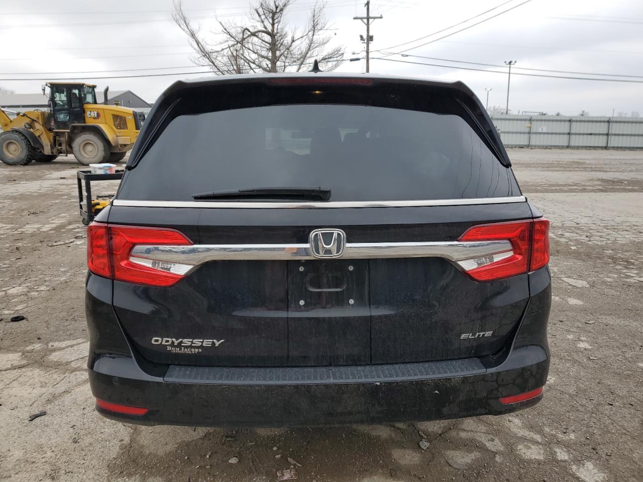 2018 Honda Odyssey VIN 5FNRL6H93JB038877 Copart auction photo, side / front end damage thumbnail 6